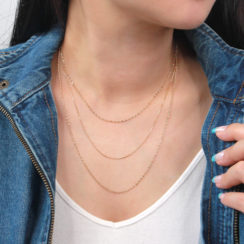 DAINTY CHAIN LAYERED NECKLACE