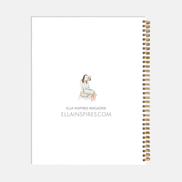 She Who Holds The Pen - Planner Hardcover Spiral 8.5 x 11