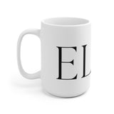 ELLA White Ceramic Mug