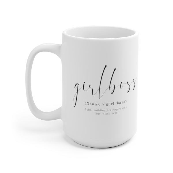 Girlboss White Ceramic Mug