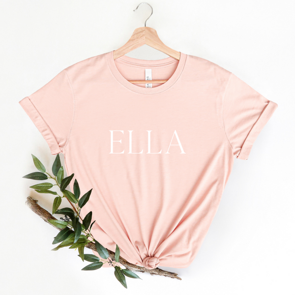 ELLA Logo Jersey Short Sleeve Tee