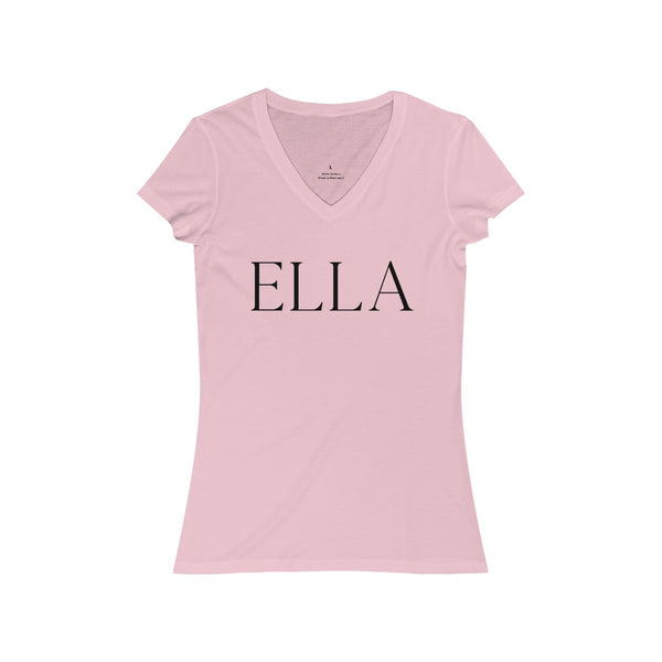 Women's Jersey Short Sleeve V-Neck Tee