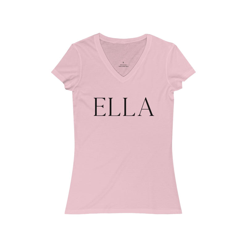 Women's Jersey Short Sleeve V-Neck Tee