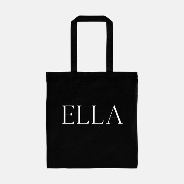 ELLA Lightweight Tote Bag (Black)