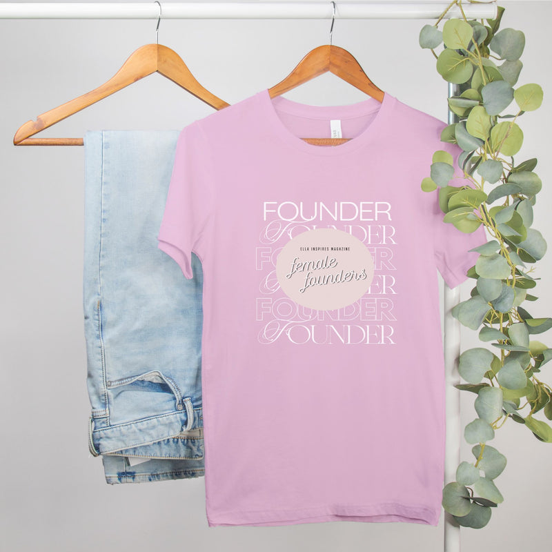 Female Founders Cotton Tee (Black)