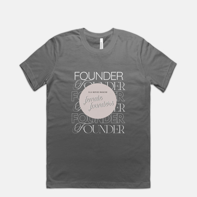 Female Founders Cotton Tee (Black)